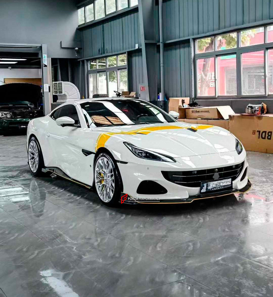 Buy Now DRY CARBON BODY KIT for FERRARI PORTOFINO 2017 - 2021 and upgrade car parts from SIR Tuning at the Best Price. Headlights, Tail lights, Bodykits, Navigations, Carbon body kit and more - Fast & Free Shipping within Europe, US & Worldwide.