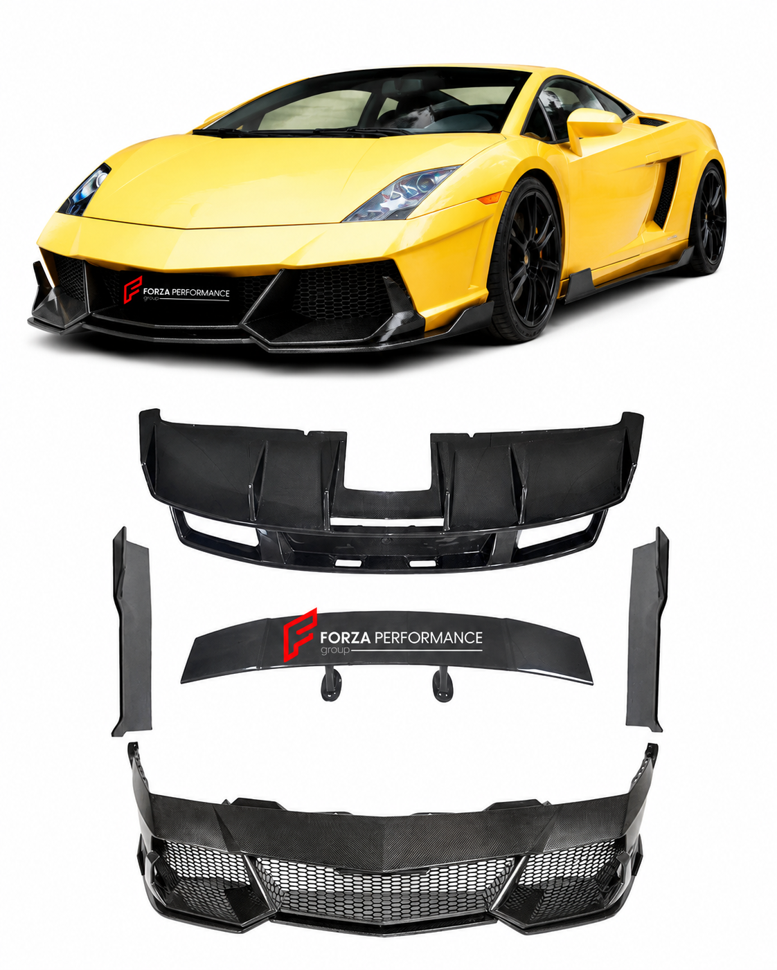 DRY CARBON BODY KIT for LAMBORGHINI HURACAN LP550 560 570 2009 - 2013