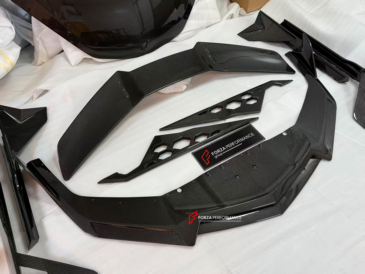 DRY CARBON FRONT LIP for LAMBORGHINI REVUELTO 2023+