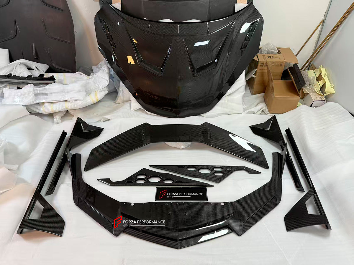 DRY CARBON SIDE SKIRTS for LAMBORGHINI REVUELTO 2023+