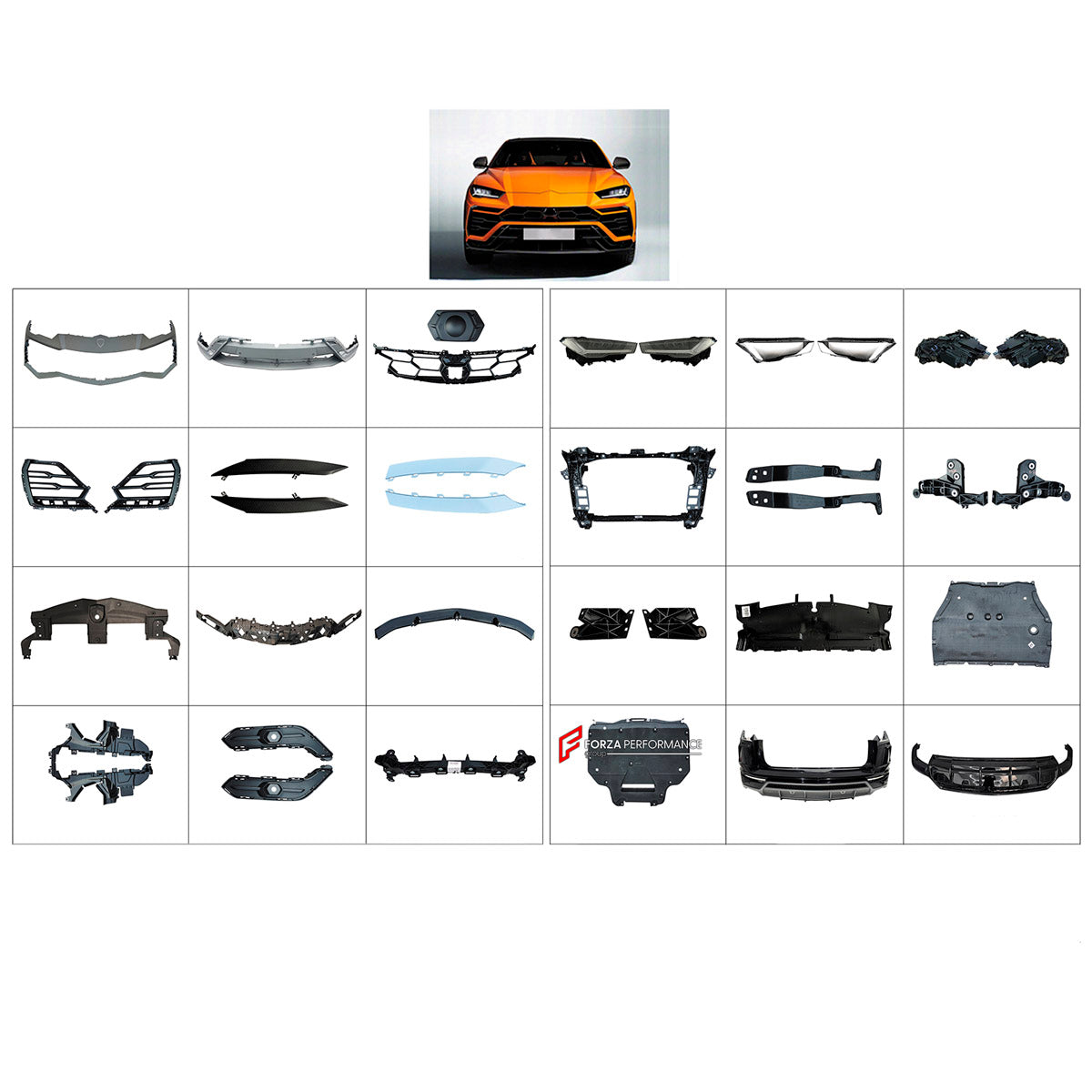 DRY CARBON BODY KIT for LAMBORGHINI URUS