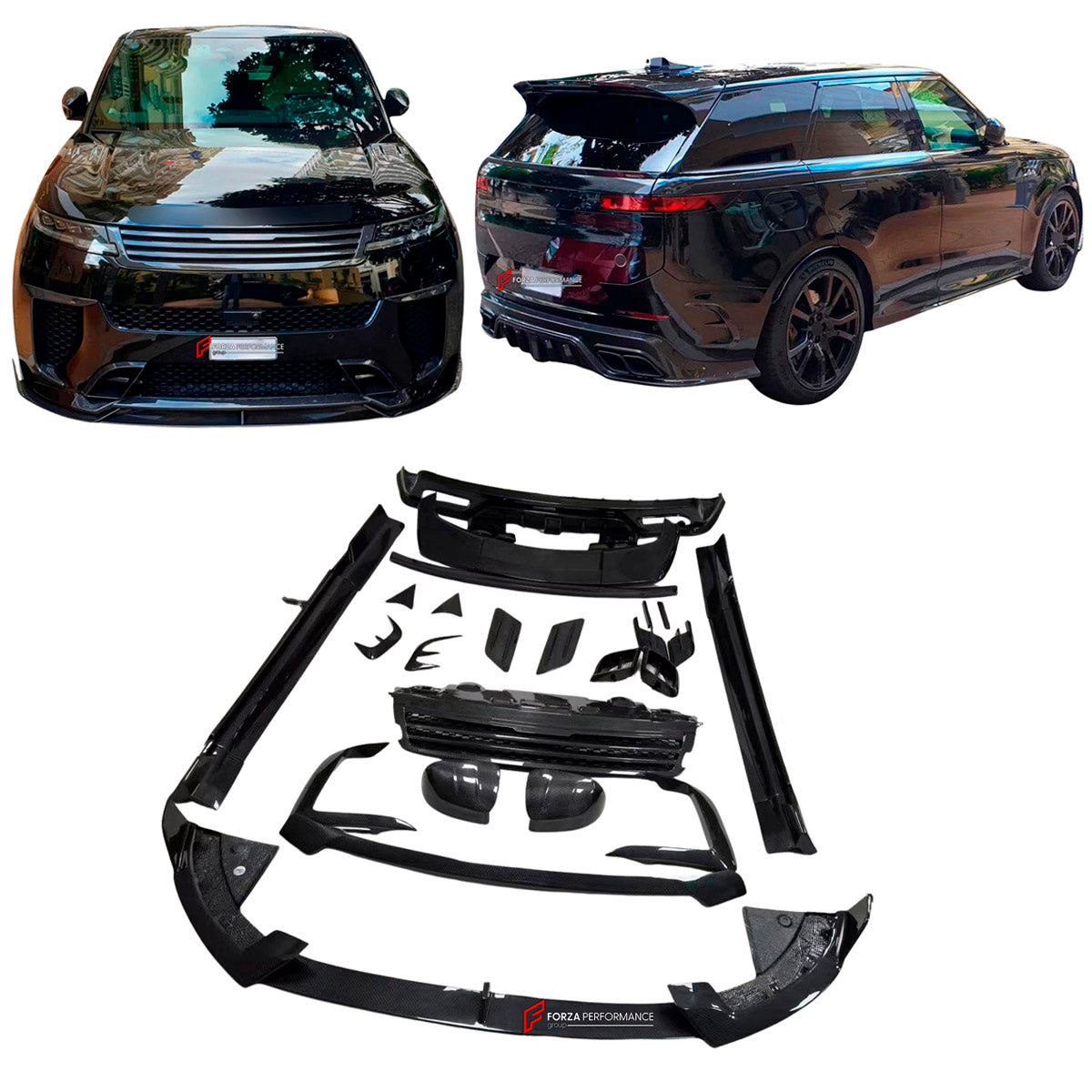 DRY CARBON BODY KIT for LAND ROVER RANGE ROVER SPORT SV L461 2022+