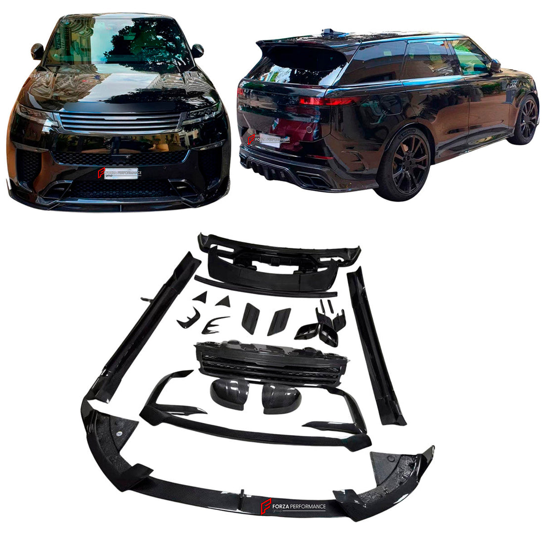 Buy Now DRY CARBON BODY KIT for LAND ROVER RANGE ROVER SPORT SV L461 2022+ and upgrade car parts from SIR Tuning at the Best Price. Headlights, Tail lights, Bodykits, Navigations, body kit and more - Fast & Free Shipping within Europe, US & Worldwide.