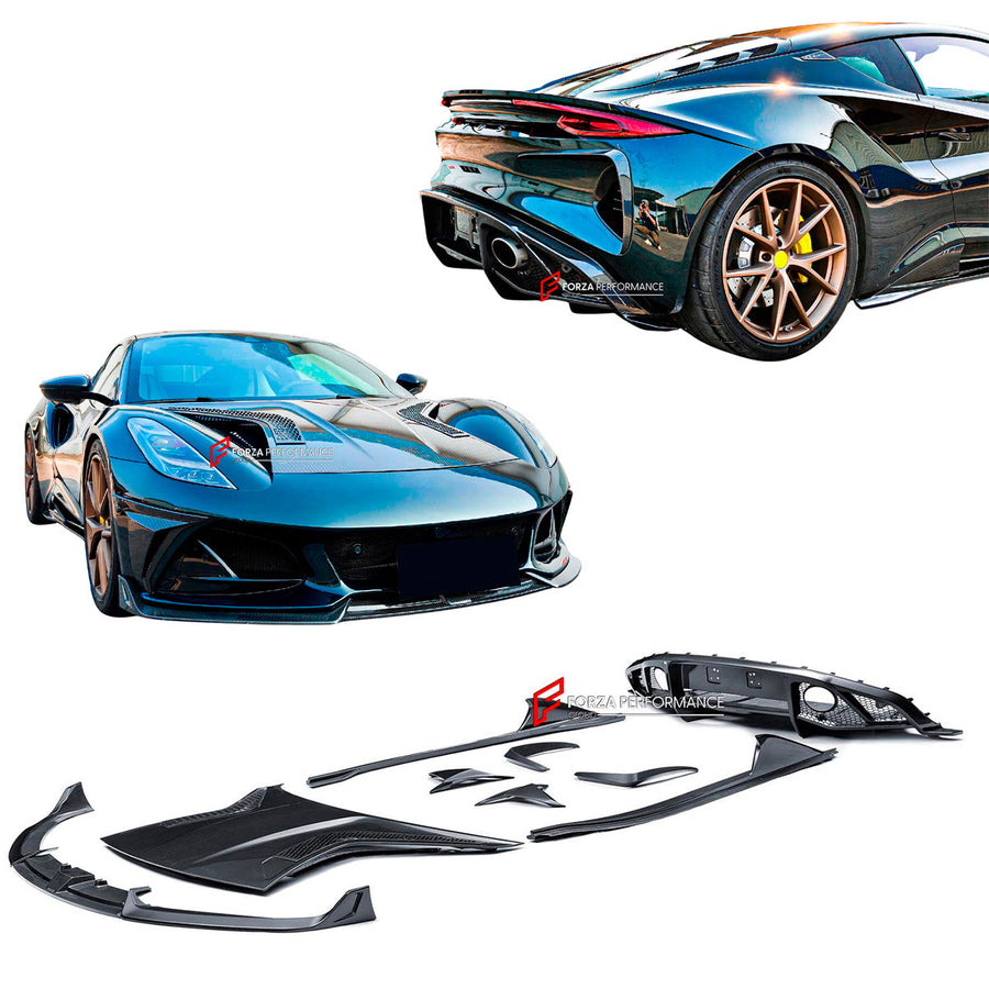 Buy Now DRY CARBON BODY KIT for LOTUS EMIRA 2022+ and upgrade car parts from SIR Tuning at the Best Price. Headlights, Tail lights, Bodykits, Navigations, Carbon body kit and more - Fast & Free Shipping within Europe, US & Worldwide.