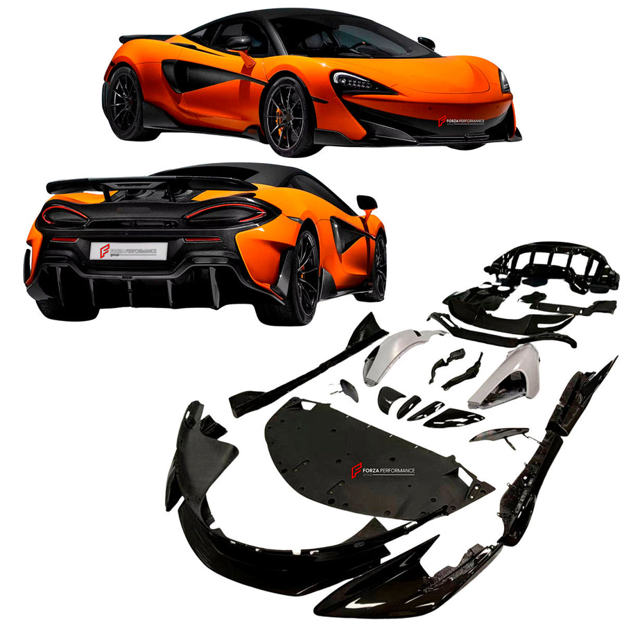 Buy Now DRY CARBON BODY KIT for MCLAREN 600LT 2018+ and upgrade car parts from SIR Tuning at the Best Price. Headlights, Tail lights, Bodykits, Navigations, body kit and more - Fast & Free Shipping within Europe, US & Worldwide.
