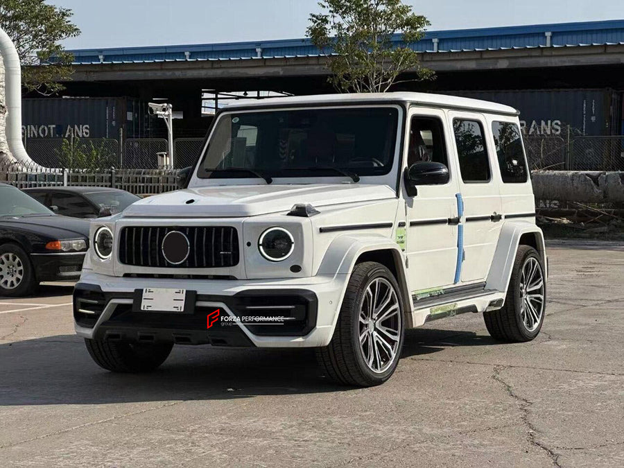 Buy Now DRY CARBON BODY KIT for MERCEDES BENZ G CLASS W463A W464 G350D G400D G500 G550 G63 AMG 2019 - 2024 and upgrade car parts from SIR Tuning at the Best Price. Headlights, Tail lights, Bodykits, Navigations, body kit and more - Fast & Free Shipping within Europe, US & Worldwide.