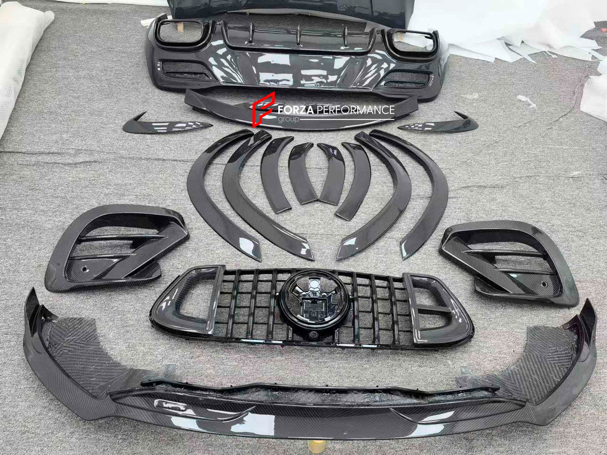 DRY CARBON BODY KIT for MERCEDES-BENZ GLE COUPE AMG C167 GLE53 GLE63 FACELIFT 2023+