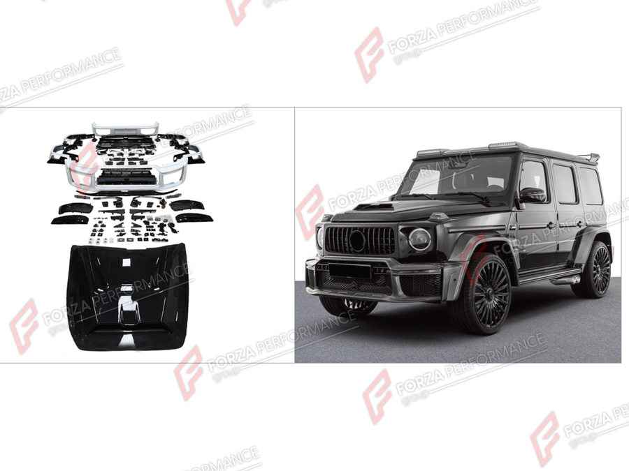 Buy Now DRY CARBON BODY KIT for MERCEDES-BENZ G-CLASS W465 G63 G450D G500 G550 2025+ and upgrade car parts from SIR Tuning at the Best Price. Headlights, Tail lights, Bodykits, Navigations, Body Kit and more - Fast & Free Shipping within Europe, US & Worldwide.