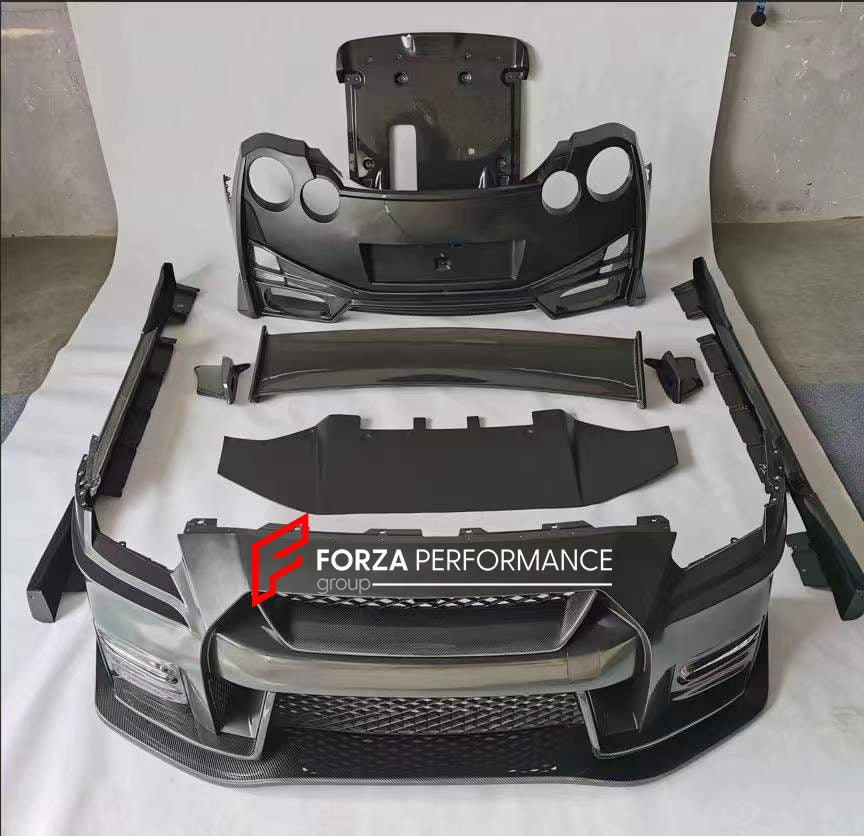 Buy Now DRY CARBON BODY KIT for NISSAN GT-R R35 2007 - 2020 and upgrade car parts from SIR Tuning at the Best Price. Headlights, Tail lights, Bodykits, Navigations, body kit and more - Fast & Free Shipping within Europe, US & Worldwide.