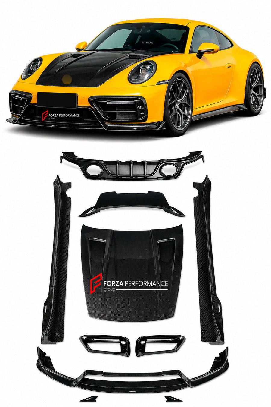 Buy Now DRY CARBON BODY KIT for PORSCHE 911 992.1 CARRERA S 2019+ and upgrade car parts from SIR Tuning at the Best Price. Headlights, Tail lights, Bodykits, Navigations, body kit and more - Fast & Free Shipping within Europe, US & Worldwide.