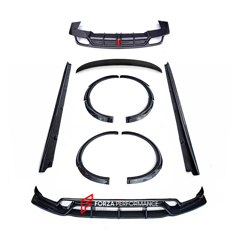 DRY CARBON WIDEBODY KIT for PORSCHE CAYENNE COUPE 9Y3.1 2018 - 2023