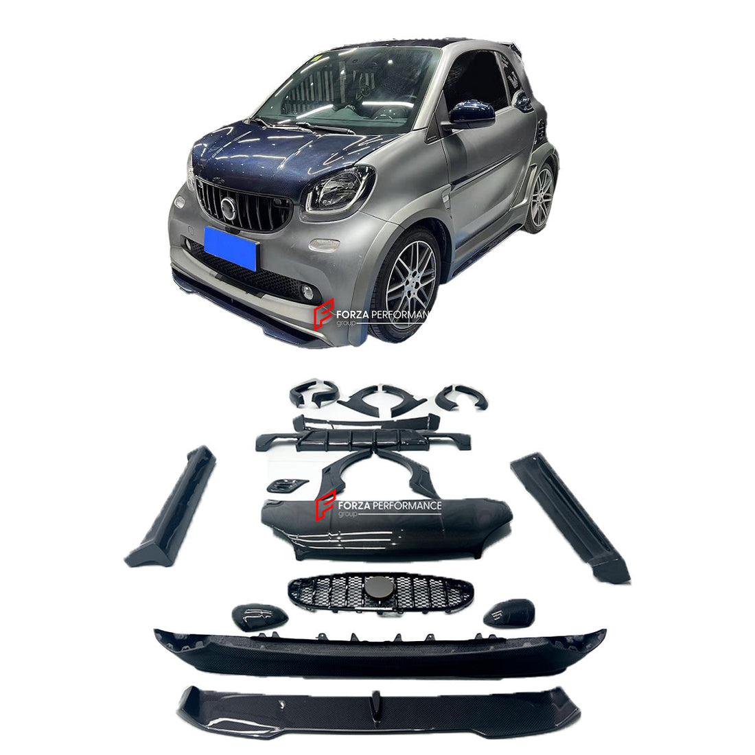 Buy Now DRY CARBON BODY KIT for SMART FORTWO III W453 2014 - 2022 and upgrade car parts from SIR Tuning at the Best Price. Headlights, Tail lights, Bodykits, Navigations, body kit and more - Fast & Free Shipping within Europe, US & Worldwide.