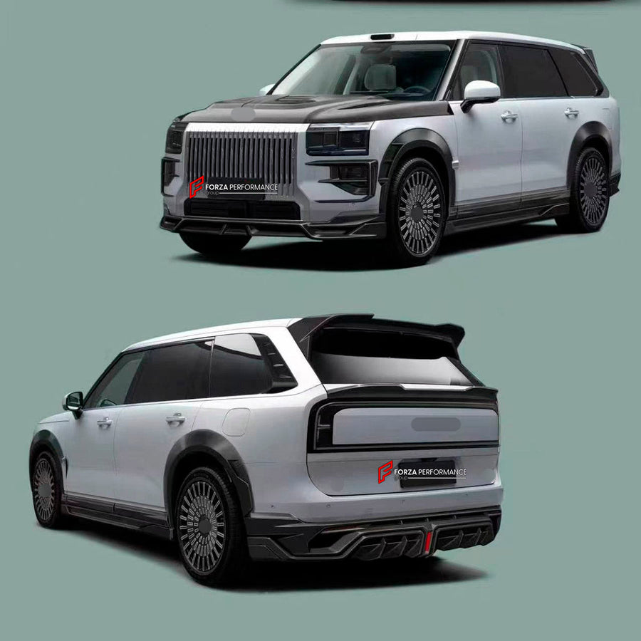 Buy Now DRY CARBON BODY KIT for ZEEKR 9X 2025+ and upgrade car parts from SIR Tuning at the Best Price. Headlights, Tail lights, Bodykits, Navigations, body kit and more - Fast & Free Shipping within Europe, US & Worldwide.
