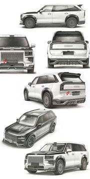 DRY CARBON BODY KIT for ZEEKR 9X 2025+