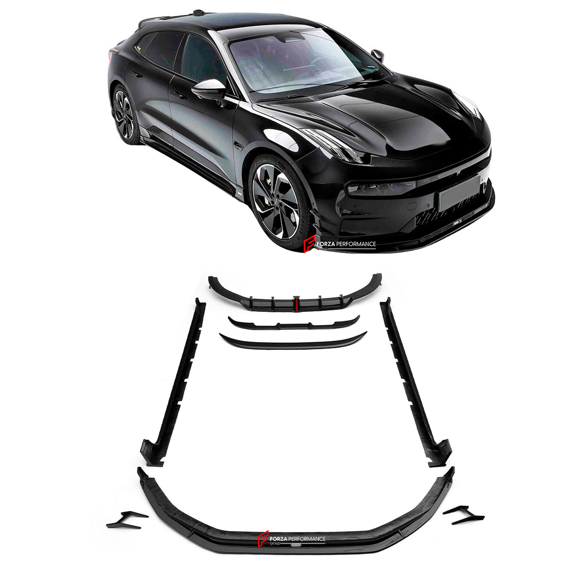 DRY CARBON FIBER BODY KIT for ZEEKR 001 2021 - 2023
