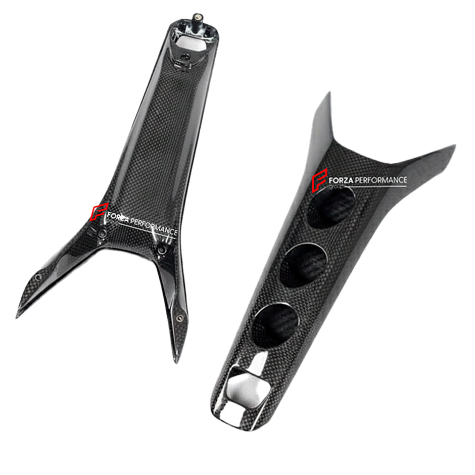 DRY CARBON CENTER CONSOLE BRIDGE for FERRARI 488 GTB SPIDER 2015 - 2019