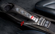 DRY CARBON CENTER CONSOLE BRIDGE for FERRARI 488 GTB SPIDER 2015 - 2019
