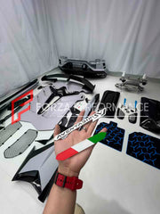 DRY CARBON CONVERSION BODY KIT for LAMBORGHINI AVENTADOR LP700 LP720 LP750 UPGRADE TO LP770 SVJ