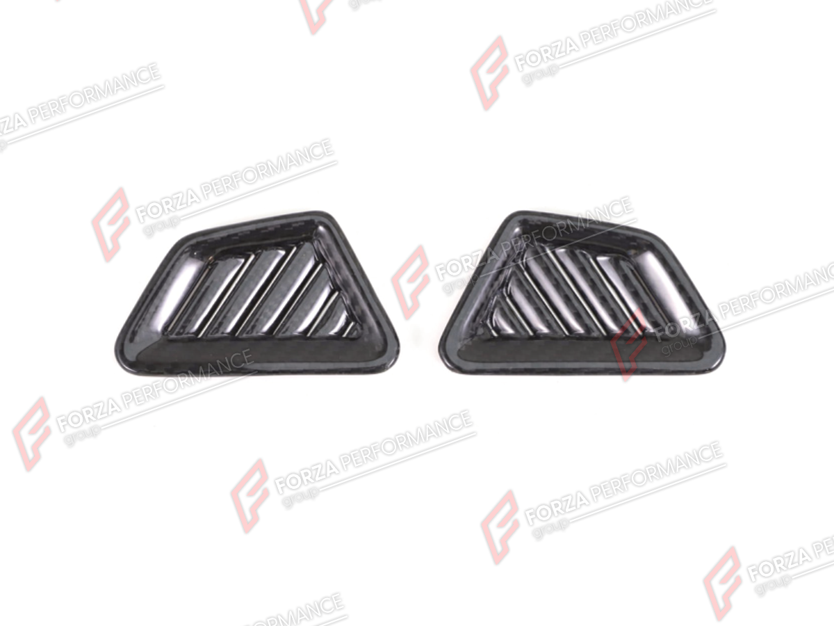 DRY CARBON DASHBOARD SIDE AIR VENTS COVERS for MERCEDES-BENZ G-CLASS W464 G63 G350 G350D G400D G500 G550 2019 - 2024