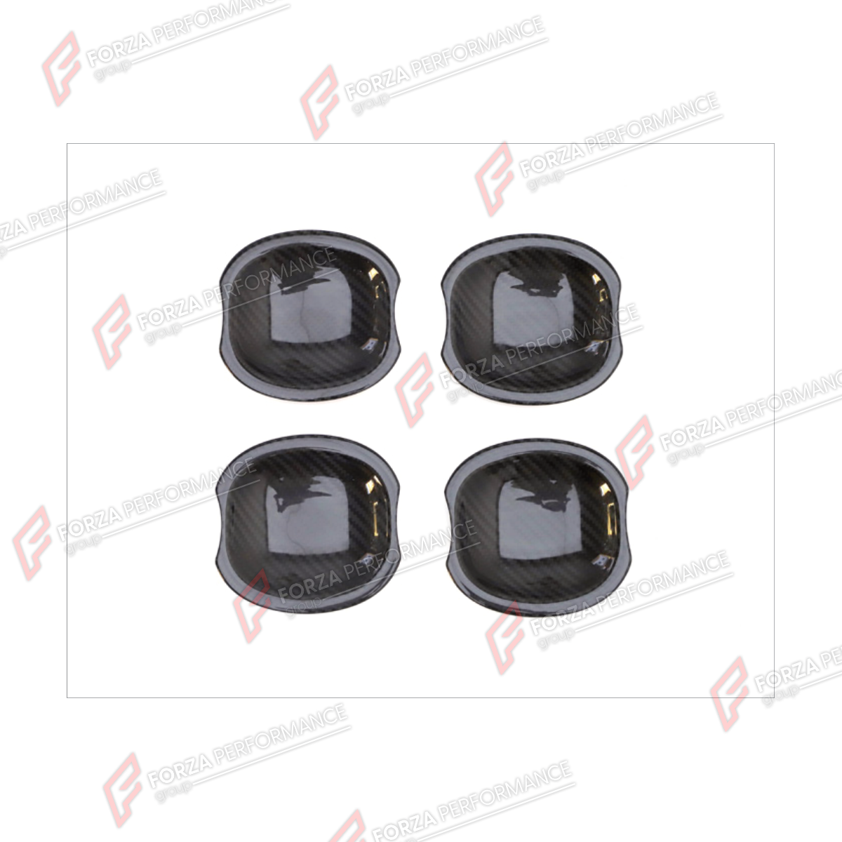 DRY CARBON DOOR HANDLE BOWL COVERS for MERCEDES-BENZ G-CLASS W464 2019 - 2024