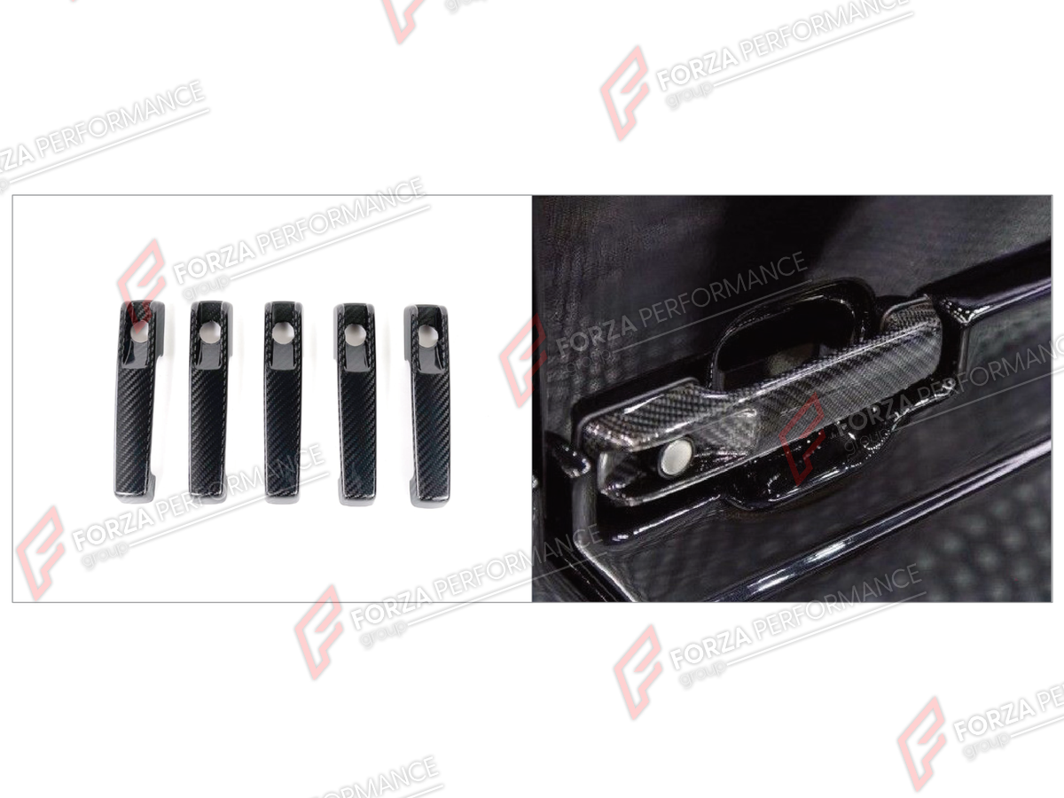 DRY CARBON DOOR HANDLE COVERS for MERCEDES-BENZ G-CLASS W463 2008 - 2018