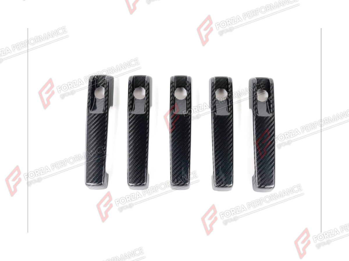DRY CARBON DOOR HANDLE COVERS for MERCEDES-BENZ G-CLASS W463 2008 - 2018