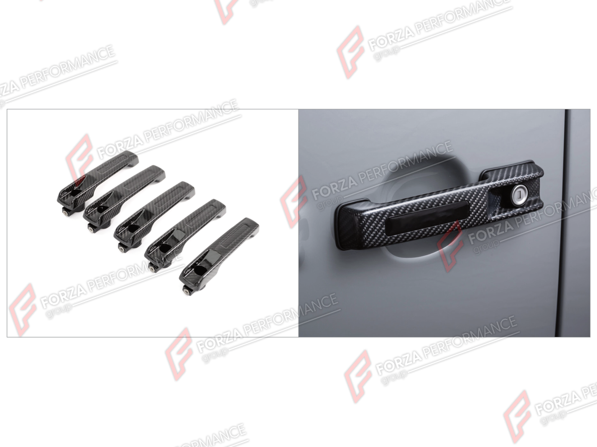 DRY CARBON DOOR HANDLE COVERS for MERCEDES-BENZ G-CLASS W464 2019 - 2024