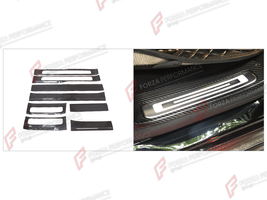 Buy Now DRY CARBON DOOR SILL TRIM COVERS for MERCEDES-BENZ G-CLASS W464 G63 G350 G350D G400D G500 G550 2019 - 2024 and upgrade car parts from SIR Tuning at the Best Price. Headlights, Tail lights, Bodykits, Navigations, Body Kit and more - Fast & Free Shipping within Europe, US & Worldwide.