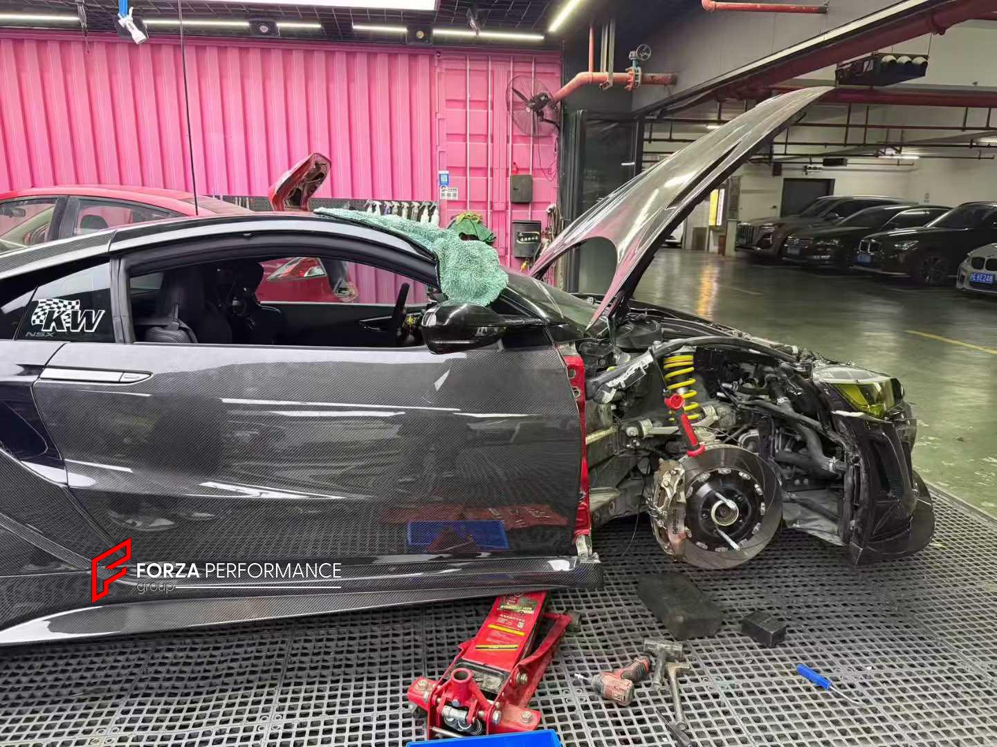 DRY CARBON DOORS for HONDA ACURA NSX NC1 2016 - 2023