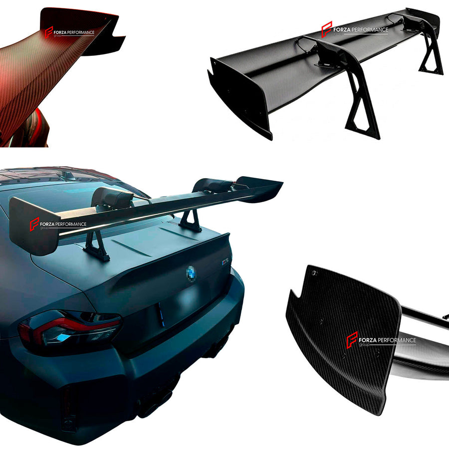Buy Now DRY CARBON DRS SPOILER WING for BMW M2 G87 2023+ and upgrade car parts from SIR Tuning at the Best Price. Headlights, Tail lights, Bodykits, Navigations, body kit and more - Fast & Free Shipping within Europe, US & Worldwide.