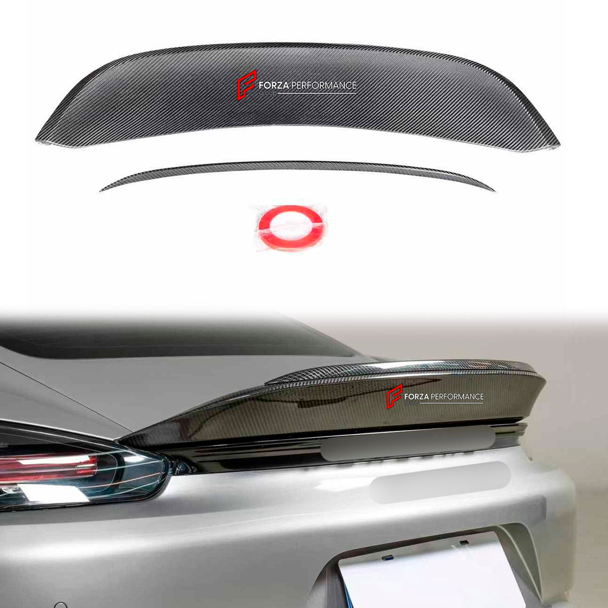 DRY CARBON DUCKTAIL SPOILER for PORSCHE 718 982 SPYDER CAYMAN BOXSTER 2016 - 2025
