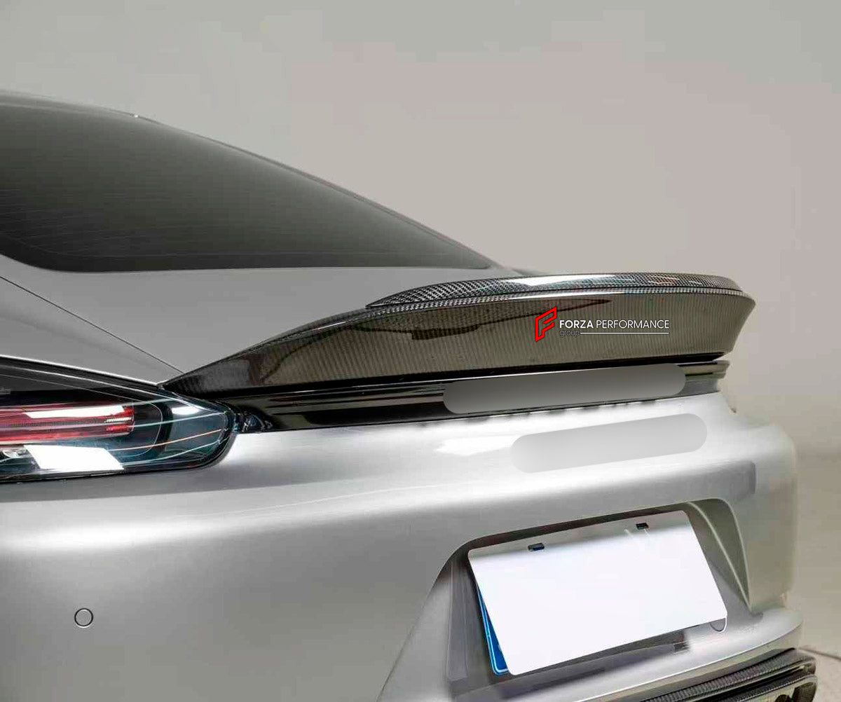 DRY CARBON DUCKTAIL SPOILER for PORSCHE 718 982 SPYDER CAYMAN BOXSTER 2016 - 2025