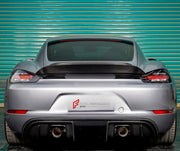 DRY CARBON DUCKTAIL SPOILER for PORSCHE 718 982 SPYDER CAYMAN BOXSTER 2016 - 2025