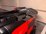 DRY CARBON ENGINE COVER WITH SPOILER WING for LAMBORGHINI REVUELTO 2023+