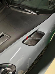 DRY CARBON FENDER AIR OUTLET TRIM for PORSCHE 718 982 GT4RS