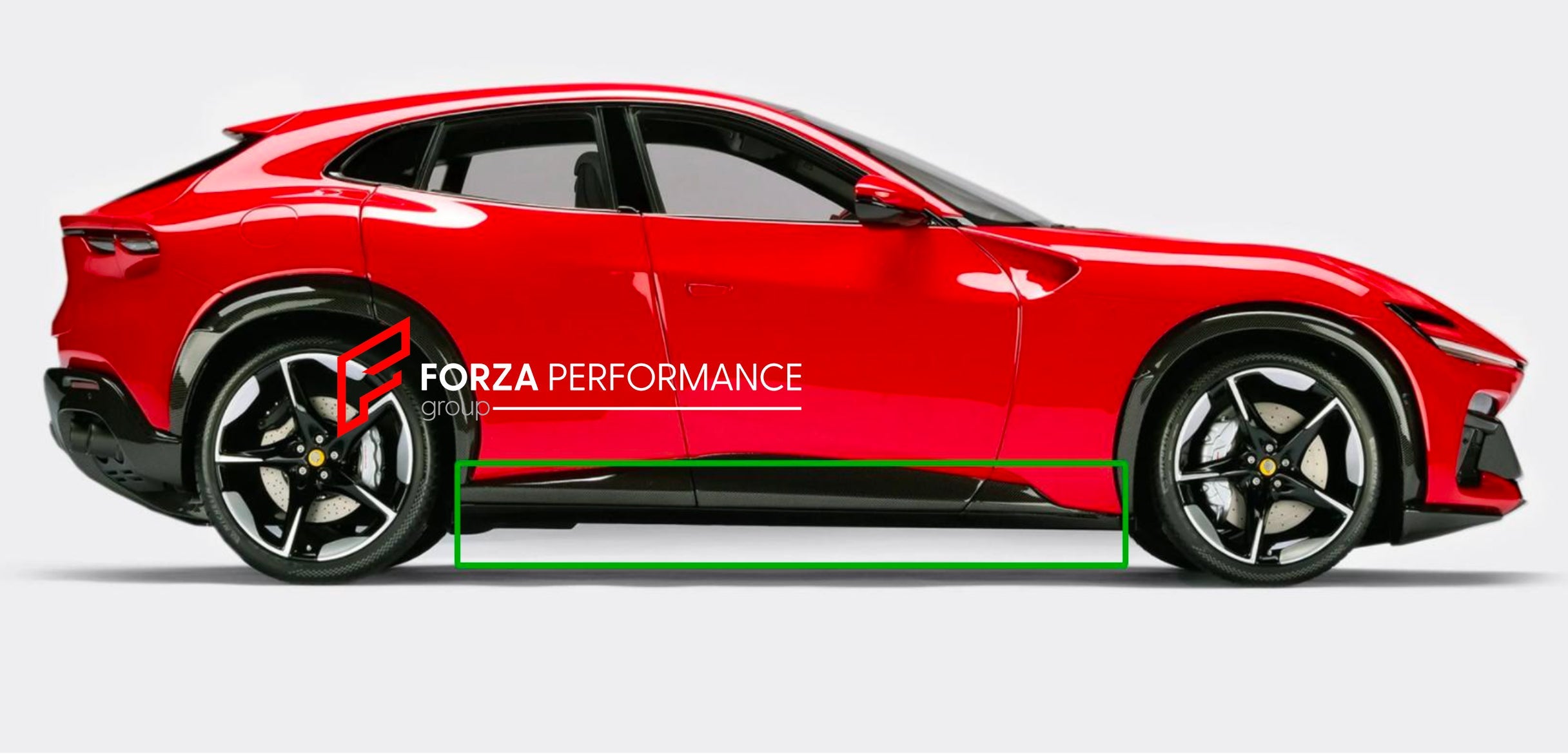 DRY CARBON SIDE SKIRTS for FERRARI PUROSANGUE