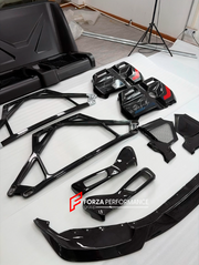 DRY CARBON FIBER AERO & ENGINE BAY KIT for BMW M2 G87 2023+
