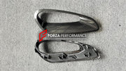 DRY CARBON FIBER AIR VENTS for PORSCHE 911 992.1 TURBO S 2019 - 2025