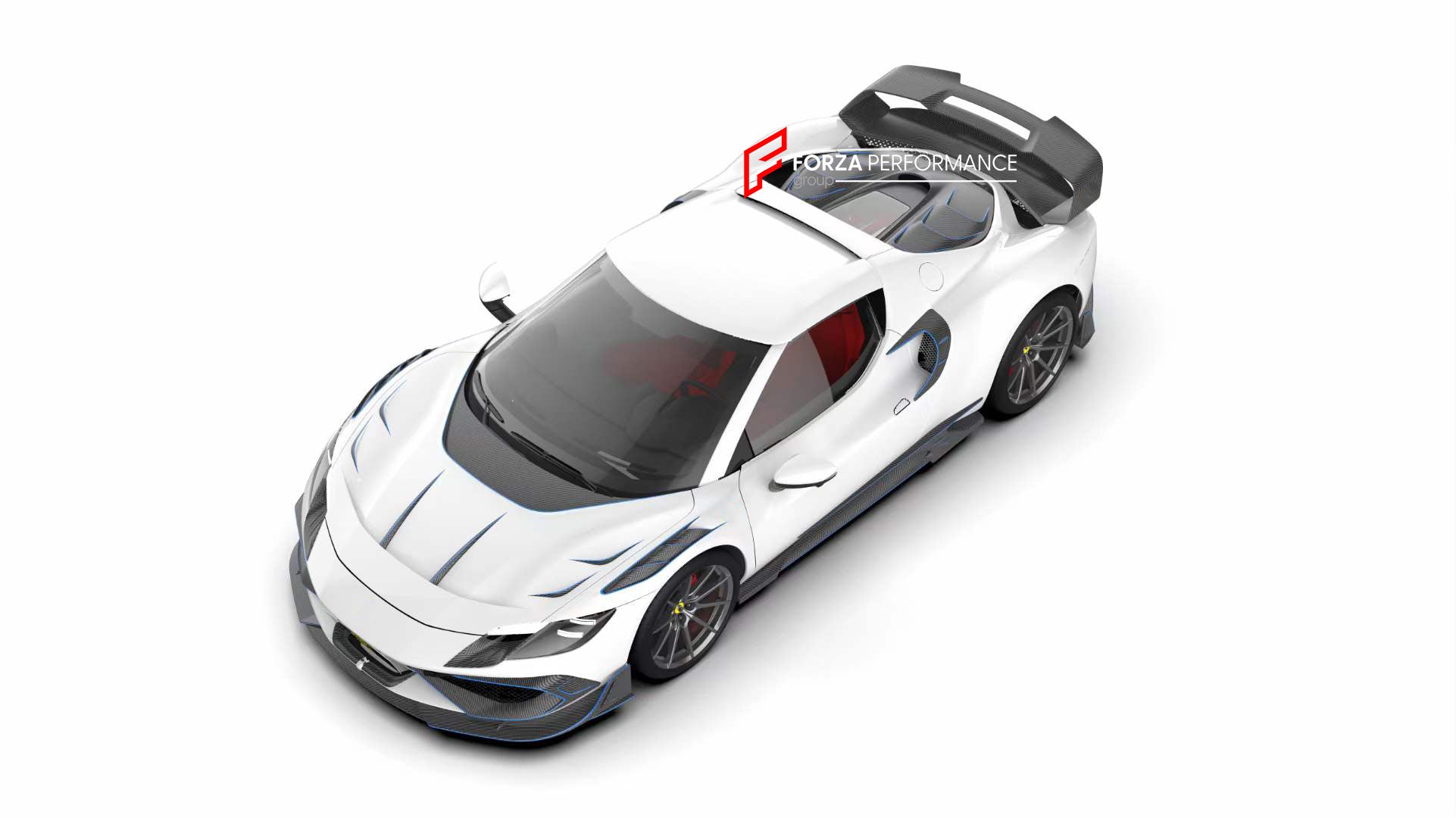 DRY CARBON FIBER BODY KIT for FERRARI 296 GTB