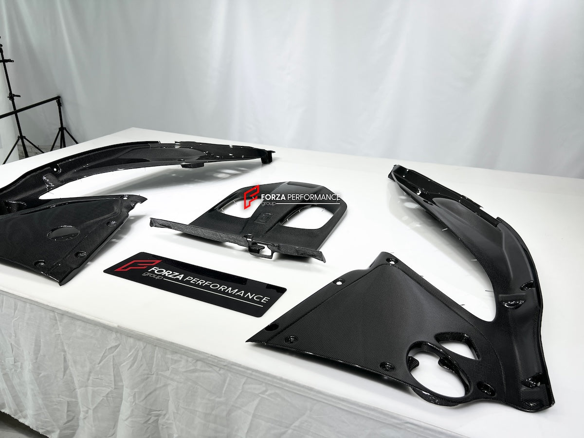 DRY CARBON FIBER ENGINE COVER for FERRARI 812 SUPERFAST 2017+