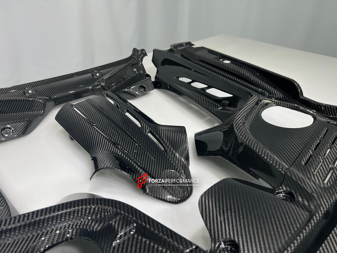 DRY CARBON ENGINE COVER for MASERATI MC20 2020 - 2023