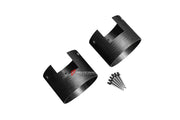DRY CARBON FIBER EXHAUST TRIMS for FERRARI 488 2015 - 2020