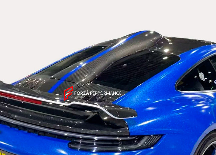 DRY CARBON FIBER F1 ROOF AIR INTAKE SPOILER for PORSCHE 911 992.1 TURBO 2019 - 2025