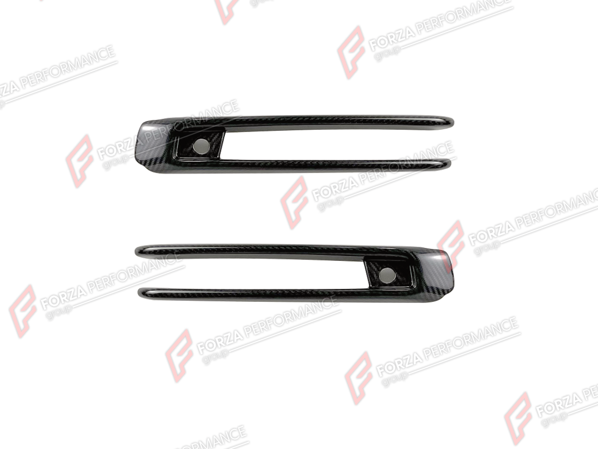 DRY CARBON FOG LIGHT COVERS for MERCEDES-BENZ G-CLASS W464 G63 2019 - 2024