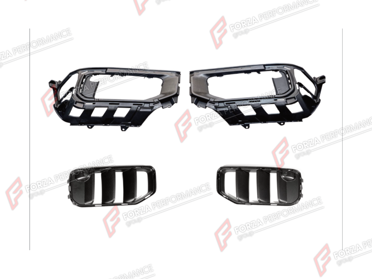 DRY CARBON FRONT BUMPER AIR VENTS for MERCEDES-BENZ G-CLASS W465 G63 G450D G500 G550 2025+