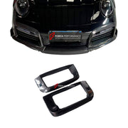 DRY CARBON FRONT BUMPER AIR VENTS COVER for PORSCHE 911 992.1 TURBO S 2019 - 2025