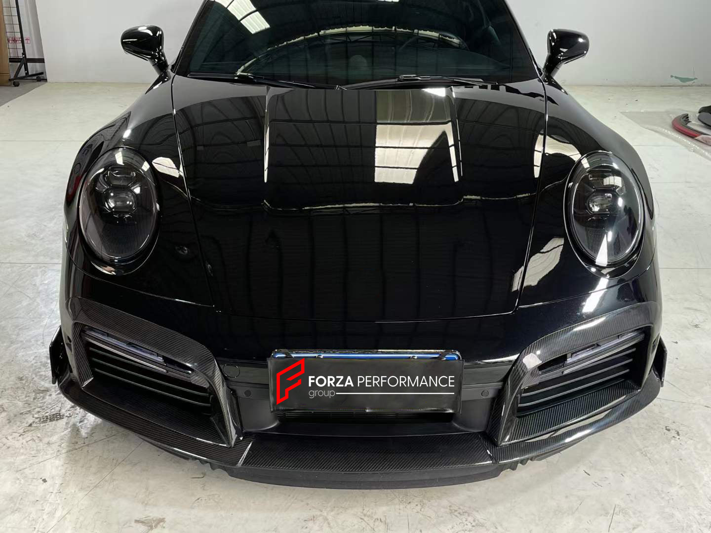 DRY CARBON FRONT BUMPER AIR VENTS COVER for PORSCHE 911 992.1 TURBO S 2019 - 2025