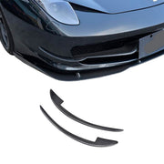 DRY CARBON FRONT BUMPER CANARDS for FERRARI 458 2009 - 2015