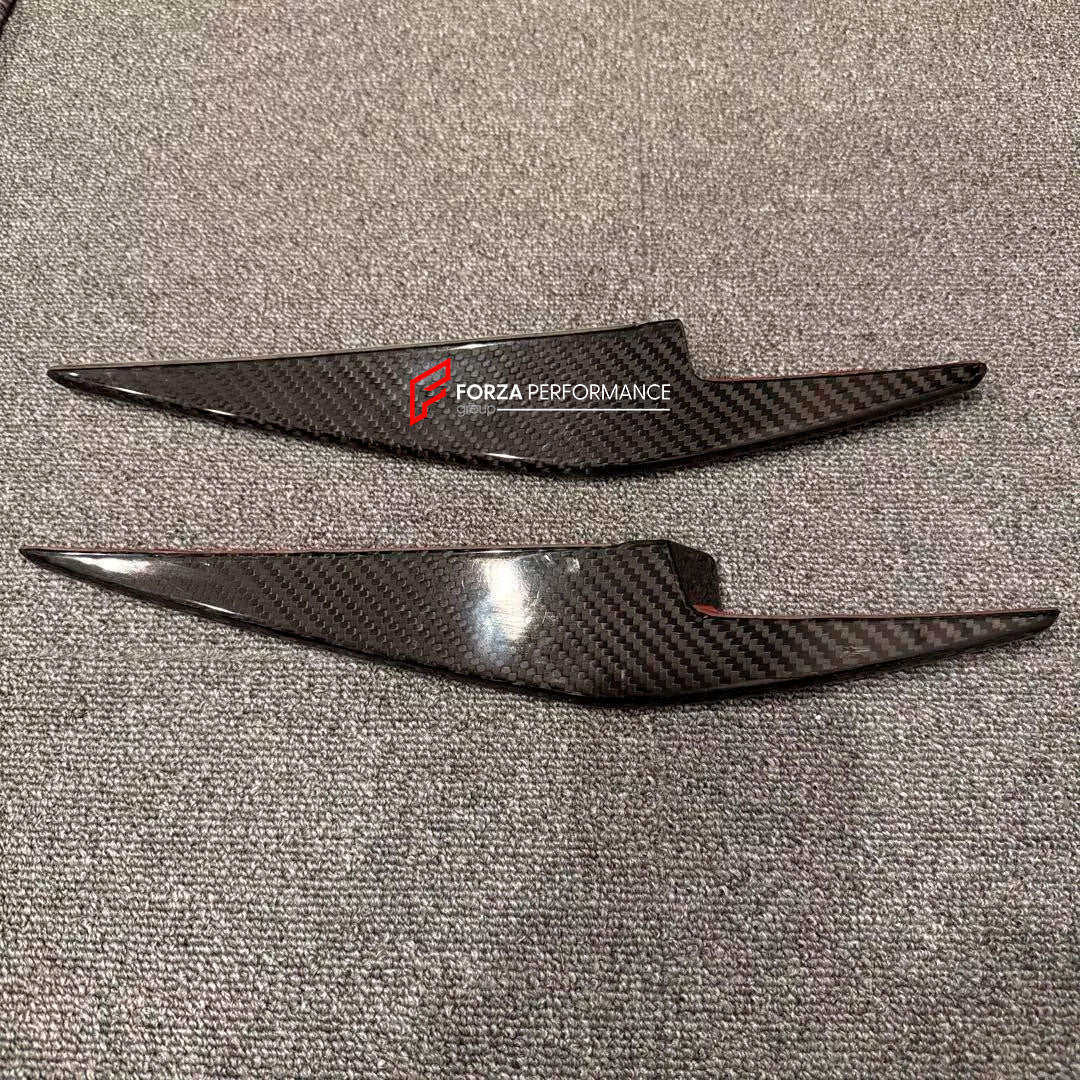 DRY CARBON FRONT BUMPER CANARDS for FERRARI 458 SPECIALE 2013 - 2015