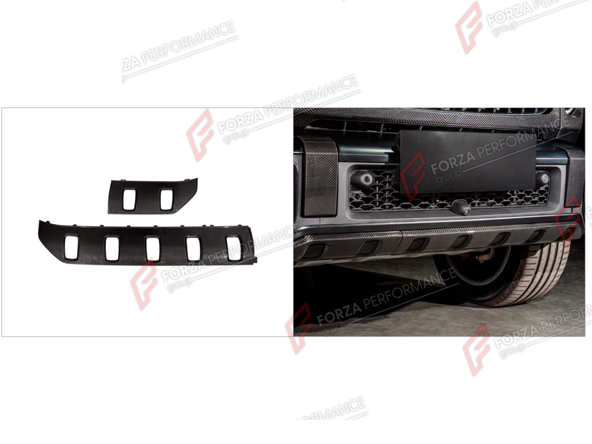 DRY CARBON FRONT BUMPER COVER for MERCEDES-BENZ G-CLASS W465 G63 G450D G500 G550 2025+